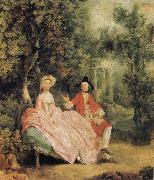 Lady and Gentleman in a Landscape, Thomas Gainsborough